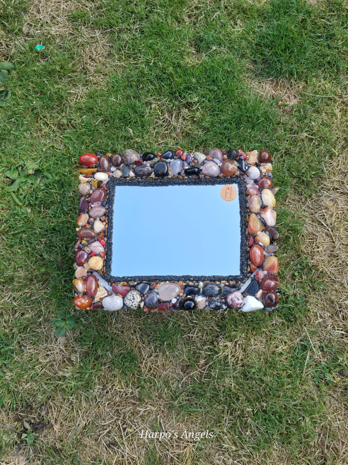 Grounding Handmade Crystal Mirror