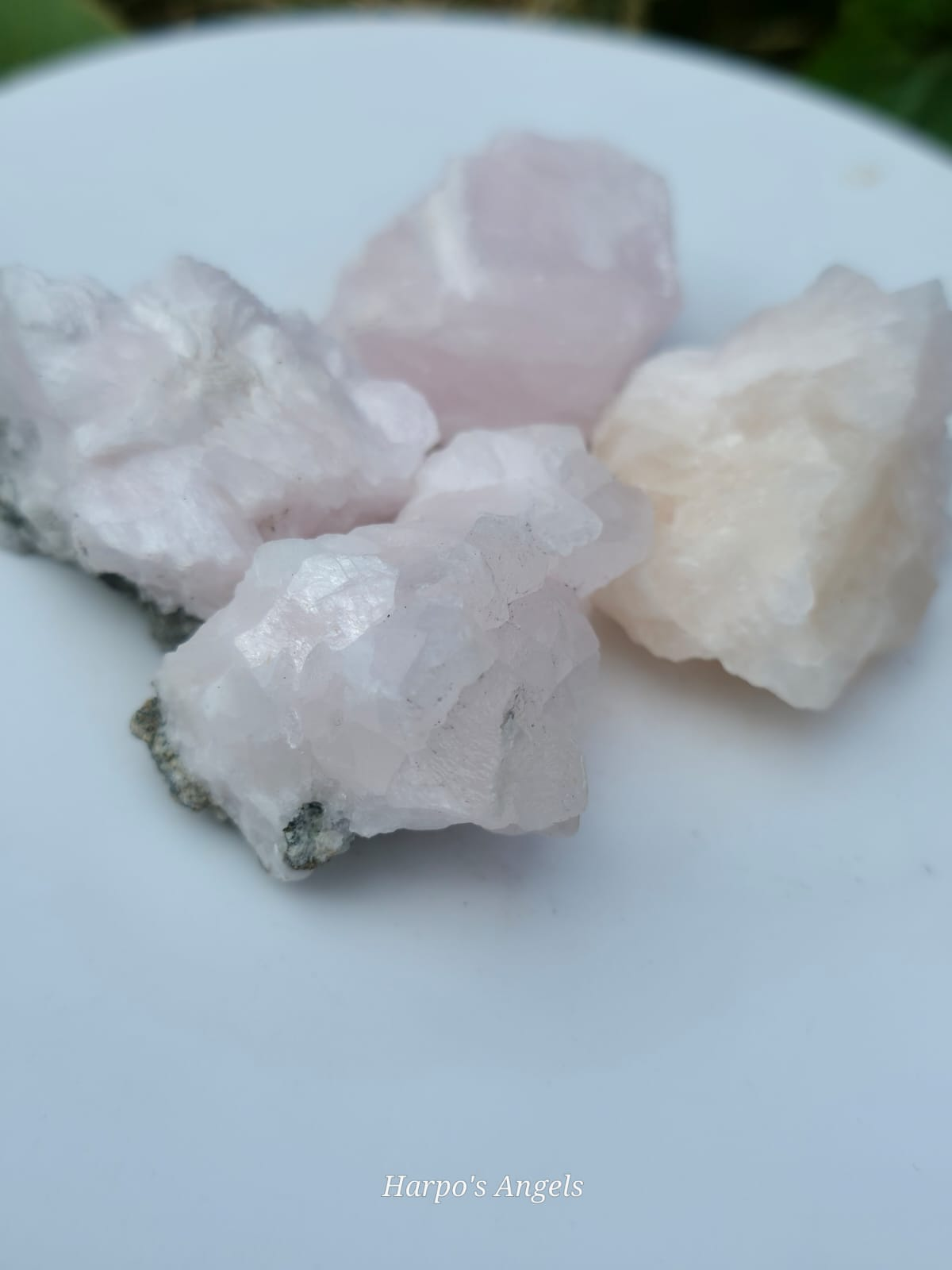 Natural Mangano Calcite Clusters