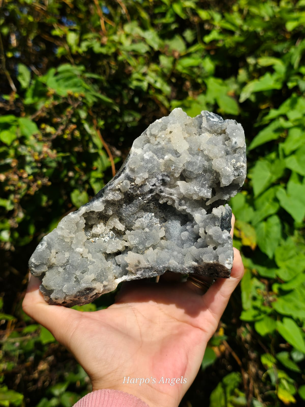 Natural Heulandite Druzy Crystal Specimen - India