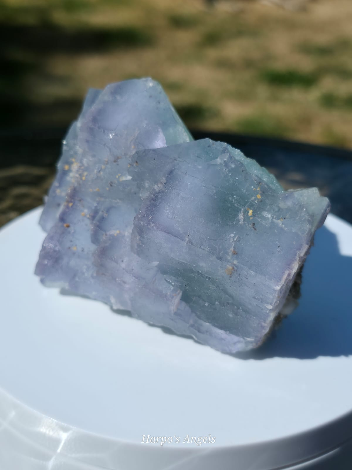 YGX Blue-Green Porcelain Fluorite with Dolomite