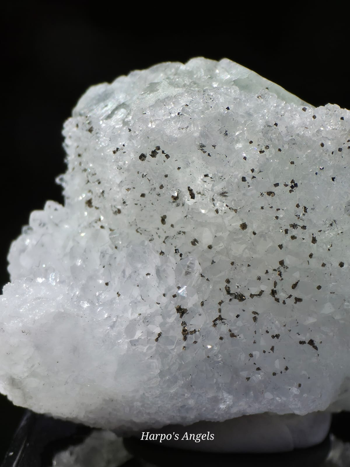 XHL Pale Green Fluorite with Quartz & Pyrite