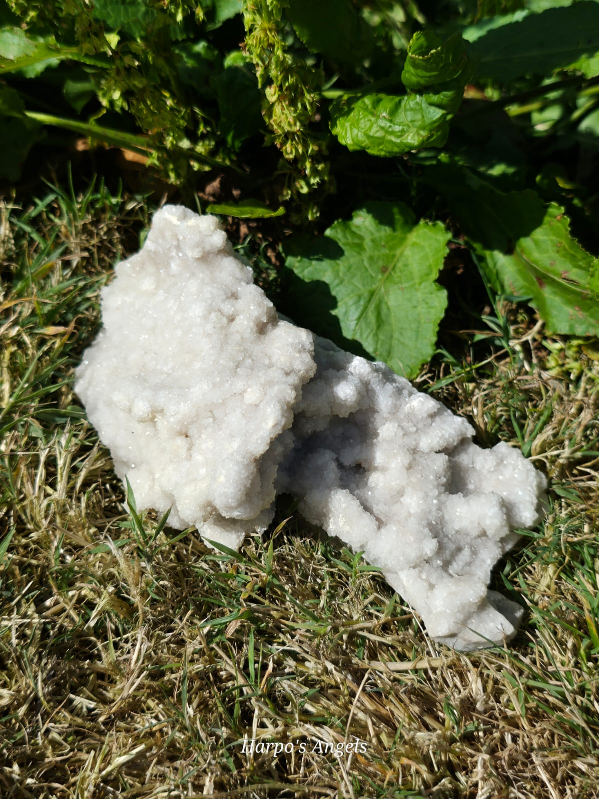 White Druzy Quartz Specimen - Ex Collection