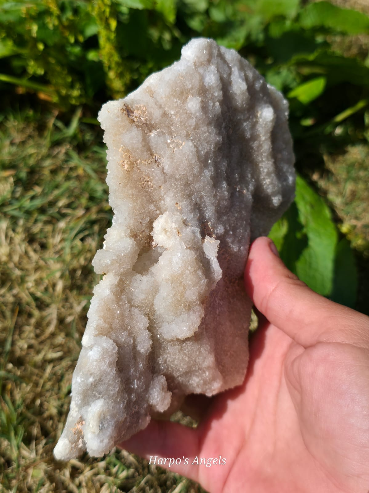 White Druzy Quartz Specimen - Ex Collection